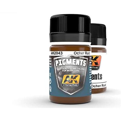 AK Interactive AK Pigment AK2043 OCHER RUST (35ml) - Publicité AK Interactive AK Pigment AK2043 OCHER RUST (35ml) - Publicité