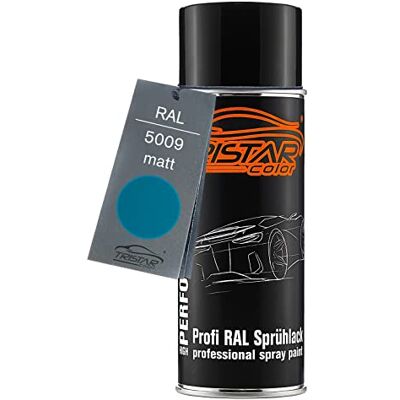 TRISTARcolor RAL 5009 Azurblau mat, bombe de peinture bombe aérosol 400 ml, à séchage rapide - Publicité TRISTARcolor RAL 5009 Azurblau mat, bombe de peinture bombe aérosol 400 ml, à séchage rapide - Publicité