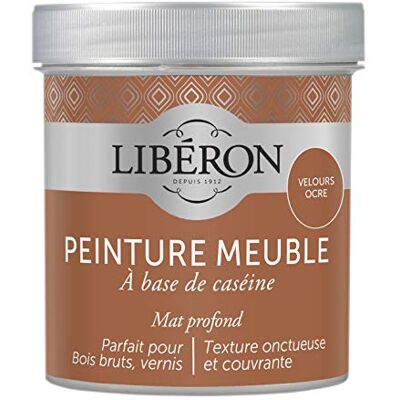 Libéron Peinture meuble à base de caséine, Velours ocre, 500 ml (Lot de 1) - Publicité Libéron Peinture meuble à base de caséine, Velours ocre, 500 ml (Lot de 1) - Publicité