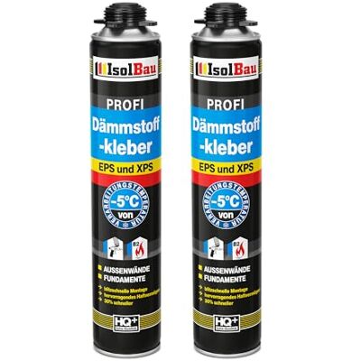 Isolbau B2 Colle isolante – 2 x 750 ml de colle périmétrique pour panneaux EPS et XPS – Mousse adhésive en polyuréthane 1K pour fixation et isolation - Publicité Isolbau B2 Colle isolante – 2 x 750 ml de colle périmétrique pour panneaux EPS et XPS – Mousse adhésive en polyuréthane 1K pour fixation et isolation - Publicité