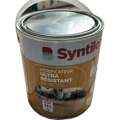 Syntilor Vitrificateur Parquet Ultra Résistant Incolore Satiné 2,5L - Publicité Syntilor Vitrificateur Parquet Ultra Résistant Incolore Satiné 2,5L - Publicité