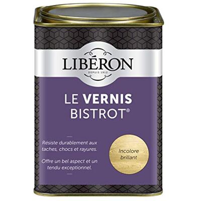 Libéron Vernis bistrot pour meubles et objets, Brillant, 1L - Publicité Libéron Vernis bistrot pour meubles et objets, Brillant, 1L - Publicité