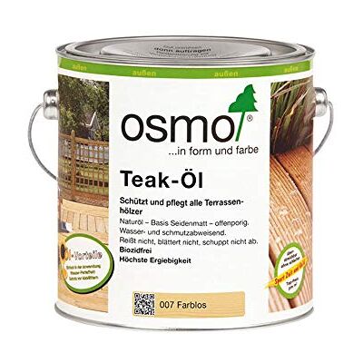 Osmo 007 Huile pour teck Transparent 0.75L - Publicité Osmo 007 Huile pour teck Transparent 0.75L - Publicité