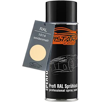 TRISTARcolor RAL 1014 Elfenbein mat satiné, bombe de peinture bombe aérosol 400 ml, à séchage rapide - Publicité TRISTARcolor RAL 1014 Elfenbein mat satiné, bombe de peinture bombe aérosol 400 ml, à séchage rapide - Publicité