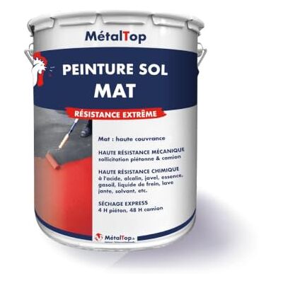 Metaltop Peinture Sol Mat Beige RAL 1001-1 L Finition mate pour béton de garage, atelier ou entrepôt - Publicité Metaltop Peinture Sol Mat Beige RAL 1001-1 L Finition mate pour béton de garage, atelier ou entrepôt - Publicité