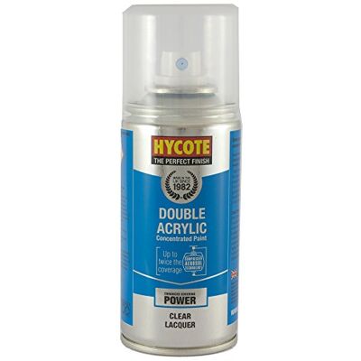 Hycote Peinture Acrylique Double en aérosol, Laque Transparente, 150 ML - Publicité Hycote Peinture Acrylique Double en aérosol, Laque Transparente, 150 ML - Publicité