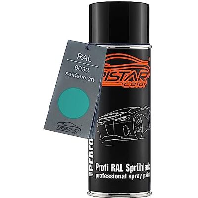 TRISTARcolor RAL 6033 Minttürkis mat satiné, bombe de peinture bombe aérosol 400 ml, à séchage rapide - Publicité TRISTARcolor RAL 6033 Minttürkis mat satiné, bombe de peinture bombe aérosol 400 ml, à séchage rapide - Publicité
