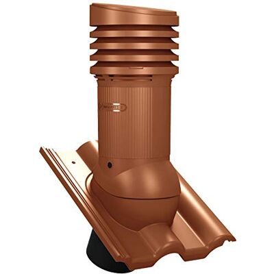 Parotec Aérateur de Toit réglable avec évacuation des condensats EVO DN150 pour Tuiles Frankfurter, Benders Mecklenburger, ProDach (RAL 8004 Rouge en brique) - Publicité Parotec Aérateur de Toit réglable avec évacuation des condensats EVO DN150 pour Tuiles Frankfurter, Benders Mecklenburger, ProDach (RAL 8004 Rouge en brique) - Publicité