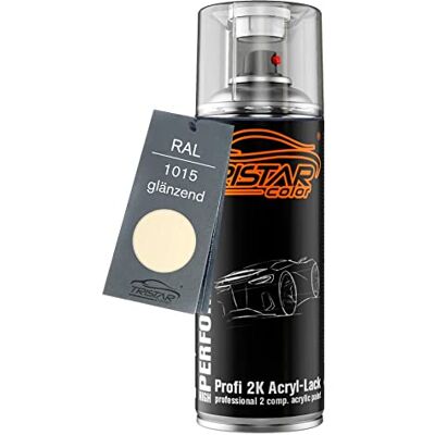 TRISTARcolor RAL 1015 Hellelfenbein brillant Bombe de peinture acrylique 2K aérosol peinture à vaporiser peinture à pulvériser 400 ml séchage rapide - Publicité TRISTARcolor RAL 1015 Hellelfenbein brillant Bombe de peinture acrylique 2K aérosol peinture à vaporiser peinture à pulvériser 400 ml séchage rapide - Publicité