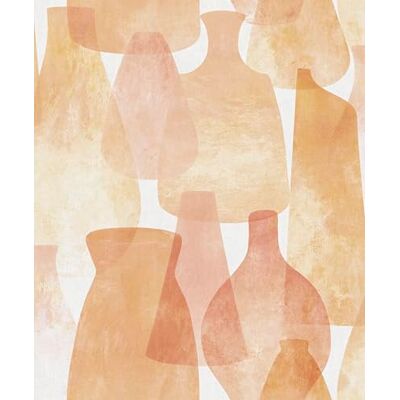 Sanders & Sanders papier peint poterie orange et rose terracotta 53 cm x 10 m - Publicité Sanders & Sanders papier peint poterie orange et rose terracotta 53 cm x 10 m - Publicité
