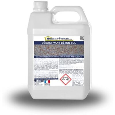 MATPRO Désactivant Béton Sol pour Dallage Pulvérisation Finition Décorative, Colorée & Antidérapante Sans Faïençage, ni Fissure Incolore 11Kg - Publicité MATPRO Désactivant Béton Sol pour Dallage Pulvérisation Finition Décorative, Colorée & Antidérapante Sans Faïençage, ni Fissure Incolore 11Kg - Publicité