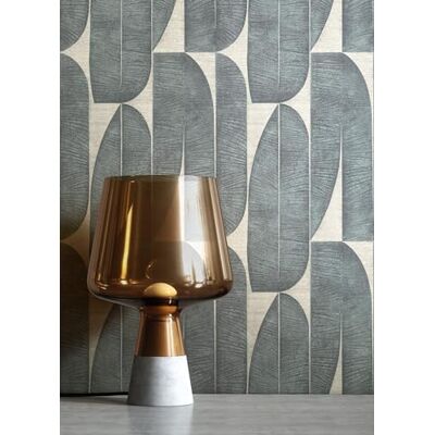 Newroom papier peint intissé anthracite feuilles de bananier cuisine structure textile mate, feuillage vert canard, papier peint floral, décoration murale, salon et entrée - Publicité Newroom papier peint intissé anthracite feuilles de bananier cuisine structure textile mate, feuillage vert canard, papier peint floral, décoration murale, salon et entrée - Publicité