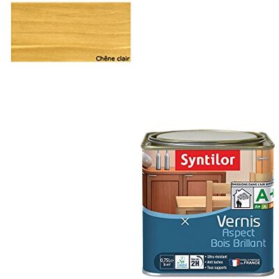 Syntilor Vernis Aspect Bois Chêne Clair Brillant 0,75L - Publicité Syntilor Vernis Aspect Bois Chêne Clair Brillant 0,75L - Publicité