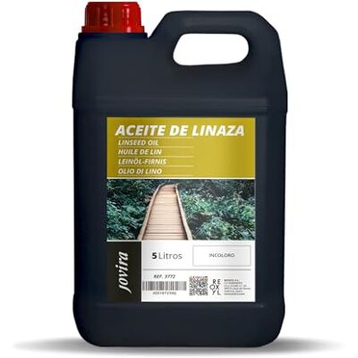 JOVIRA PINTURAS - Huile de Lin, Vernis Naturel - Protège & Nourrit le Bois - Publicité JOVIRA PINTURAS - Huile de Lin, Vernis Naturel - Protège & Nourrit le Bois - Publicité