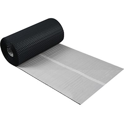 Parotec Ruban de raccordement cheminée 3D aluminium texturé 300 mm x 5 m Anthracite Ruban de raccordement mural toit, cheminée et mur, 7 couleurs, adhésif butyle, autocollant - Publicité Parotec Ruban de raccordement cheminée 3D aluminium texturé 300 mm x 5 m Anthracite Ruban de raccordement mural toit, cheminée et mur, 7 couleurs, adhésif butyle, autocollant - Publicité