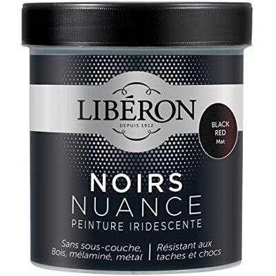 Libéron Peinture décorative Les noirs nuance, Black red mat, 500 ML - Publicité Libéron Peinture décorative Les noirs nuance, Black red mat, 500 ML - Publicité