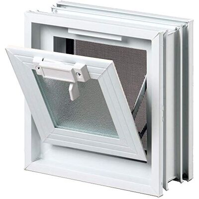 Fuchs Design - Lüftungsfenster 19x19x8 - Blanc - Ventilation Window - Publicité Fuchs Design - Lüftungsfenster 19x19x8 - Blanc - Ventilation Window - Publicité