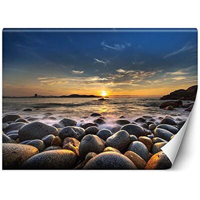 Feeby Papier Peint Intisse Mer Coucher De Soleil 400x280 cm bleu Déco Murale Trompe L' Oeil Tapisserie Moderne Salon Chambrea' Coucherr Salle De Bain Cuisine Plage Pierres Ciel - Publicité Feeby Papier Peint Intisse Mer Coucher De Soleil 400x280 cm bleu Déco Murale Trompe L' Oeil Tapisserie Moderne Salon Chambrea' Coucherr Salle De Bain Cuisine Plage Pierres Ciel - Publicité