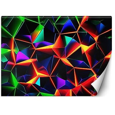 Feeby Papier Peint Intissé Néon Effet 3D 250x175 cm multicolore XXL Moderne Décoration Murale Tableaux Muraux Tapisserie Salon Chambre à coucher Formes Géométriques - Publicité Feeby Papier Peint Intissé Néon Effet 3D 250x175 cm multicolore XXL Moderne Décoration Murale Tableaux Muraux Tapisserie Salon Chambre à coucher Formes Géométriques - Publicité