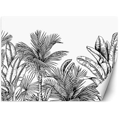 Feeby Papier Peint Intissé Esquisse Tropiques Exotisme 150x105 cm noir et blanc XXL Moderne Décoration Murale Tableaux Muraux Tapisserie Salon Chambre à coucher Des palmiers La jungle Les feuilles - Publicité Feeby Papier Peint Intissé Esquisse Tropiques Exotisme 150x105 cm noir et blanc XXL Moderne Décoration Murale Tableaux Muraux Tapisserie Salon Chambre à coucher Des palmiers La jungle Les feuilles - Publicité