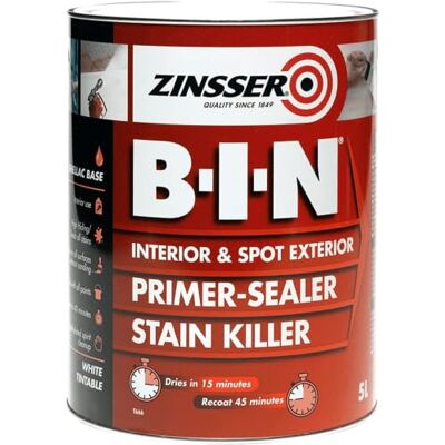 Zinsser B-I de N Boîte en blanc, 1 L - Publicité Zinsser B-I de N Boîte en blanc, 1 L - Publicité