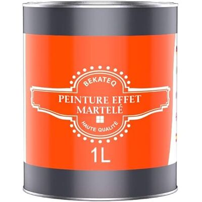 BEKATEQ LS-590 Peinture effet martelé Bronze 1L I 3en1: Protection contre la rouille, apprêt & vernis pour intérieur et extérieur I Peinture de protection pour métaux ferreux et non ferreux - Publicité BEKATEQ LS-590 Peinture effet martelé Bronze 1L I 3en1: Protection contre la rouille, apprêt & vernis pour intérieur et extérieur I Peinture de protection pour métaux ferreux et non ferreux - Publicité