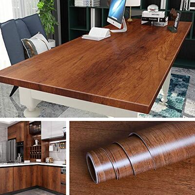 Livelynine - Wood Effect Vinyl - 40 cm x 10 m - Wood grain - Self-Adhesive - Wallpaper - Publicité Livelynine - Wood Effect Vinyl - 40 cm x 10 m - Wood grain - Self-Adhesive - Wallpaper - Publicité