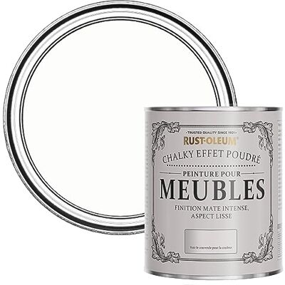Rust-Oleum - AMZ0010 RO0070001G1 - Chalk White - 750ml - Paint - Publicité Rust-Oleum - AMZ0010 RO0070001G1 - Chalk White - 750ml - Paint - Publicité