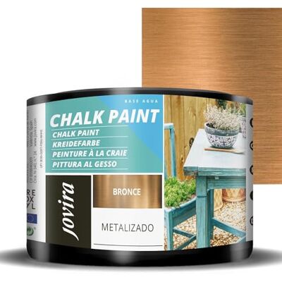 JOVIRA PINTURAS Chalk Paint, Peinture à la craie. Rénovez vos meubles de manière créative. (375 Millilitres, Bronze) - Publicité JOVIRA PINTURAS Chalk Paint, Peinture à la craie. Rénovez vos meubles de manière créative. (375 Millilitres, Bronze) - Publicité