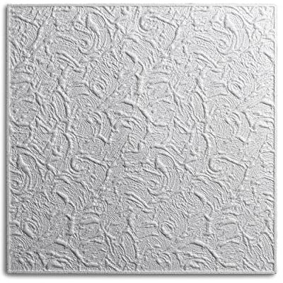 Decosa Dalle de plafond PARIS polystyrène blanc effet crépi 50 x 50 cm 5 sachets (=10 m2) - Publicité Decosa Dalle de plafond PARIS polystyrène blanc effet crépi 50 x 50 cm 5 sachets (=10 m2) - Publicité