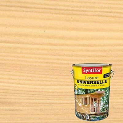 Syntilor Lasure Universelle 4 Ans Incolore 5L - Publicité Syntilor Lasure Universelle 4 Ans Incolore 5L - Publicité