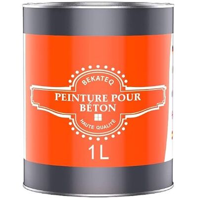 BEKATEQ BE-700 Peinture pour béton Gris platine 1L I Peinture sol pour l'extérieur et l'intérieur I Scellant béton et revêtement sol résistant à l'abrasion pour l'atelier, le sous-sol, le garage - Publicité BEKATEQ BE-700 Peinture pour béton Gris platine 1L I Peinture sol pour l'extérieur et l'intérieur I Scellant béton et revêtement sol résistant à l'abrasion pour l'atelier, le sous-sol, le garage - Publicité