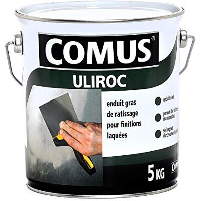 comus ULIROC 5 KG Enduit gras Haute Dureté pour finitions laquées très soignées - Publicité comus ULIROC 5 KG Enduit gras Haute Dureté pour finitions laquées très soignées - Publicité
