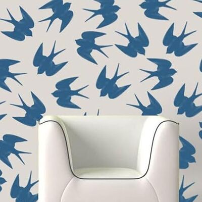 Ideal Stencils Pochoir Hirondelle Oiseau Décoration Maison Peinture/Artisanat Pochoir (M/ 25,9 x 31 cm) - Publicité Ideal Stencils Pochoir Hirondelle Oiseau Décoration Maison Peinture/Artisanat Pochoir (M/ 25,9 x 31 cm) - Publicité