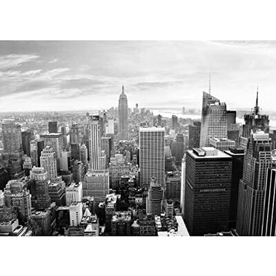 ART Papier peint intissé La ville de New York 352 x 250 cm Toison Mur XXL Tableaux Muraux Tapisserie Photo Décoration Murale Salon Chambre Noir et blanc 9246011c - Publicité ART Papier peint intissé La ville de New York 352 x 250 cm Toison Mur XXL Tableaux Muraux Tapisserie Photo Décoration Murale Salon Chambre Noir et blanc 9246011c - Publicité