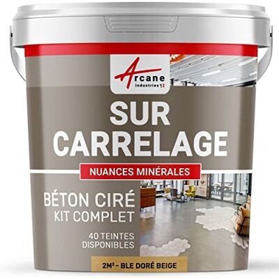 Kit de revêtement de carreaux beige d'Arcane Industries - 2 m² - Publicité Kit de revêtement de carreaux beige d'Arcane Industries - 2 m² - Publicité