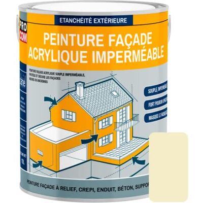 PRO COM Peinture façade crépi, façade à relief, imperméabilisation et protection des façades Durable jusqu'à 10 ans 2.5 litres - Publicité PRO COM Peinture façade crépi, façade à relief, imperméabilisation et protection des façades Durable jusqu'à 10 ans 2.5 litres - Publicité