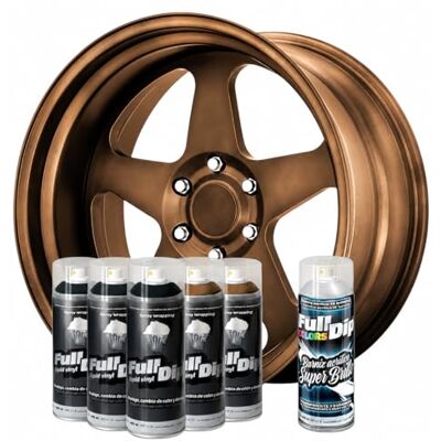 AutoFullCar PACK 5 SPRAYS VINYLE LIQUIDE FULL DIP BRONZE MÉTALLISÉ BRILLANT - Publicité AutoFullCar PACK 5 SPRAYS VINYLE LIQUIDE FULL DIP BRONZE MÉTALLISÉ BRILLANT - Publicité