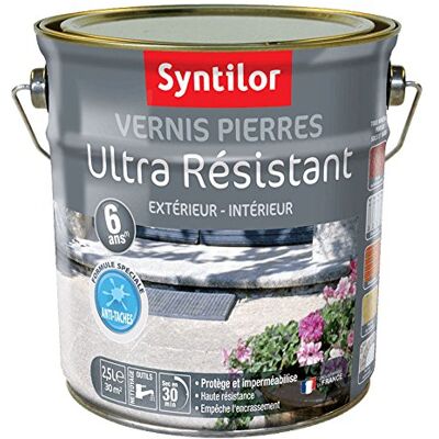 Syntilor Vernis Pierres Ultra Résistant 6 Ans Incolore Satiné 2,5L - Publicité Syntilor Vernis Pierres Ultra Résistant 6 Ans Incolore Satiné 2,5L - Publicité