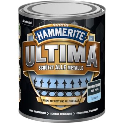 AkzoNobel - HAMMERITE Ultima - Gris Anthracite - Peinture métallique - Publicité AkzoNobel - HAMMERITE Ultima - Gris Anthracite - Peinture métallique - Publicité