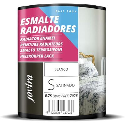 Jovira Pinturas - Esmalte Radiateurs Al Eau - 0.750 L - Blanc - Émail - Publicité Jovira Pinturas - Esmalte Radiateurs Al Eau - 0.750 L - Blanc - Émail - Publicité