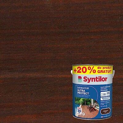 Syntilor Saturateur Ultra Protect Chocolat 5L+20% - Publicité Syntilor Saturateur Ultra Protect Chocolat 5L+20% - Publicité