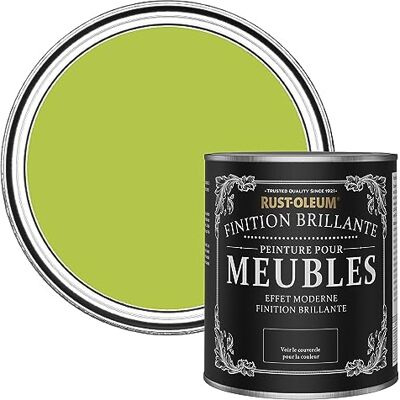 Rust-Oleum Peinture Verte pour Meubles, Finition Brillante Citron Vert 750ml - Publicité Rust-Oleum Peinture Verte pour Meubles, Finition Brillante Citron Vert 750ml - Publicité