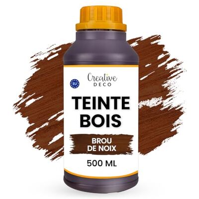 Creative Teinte Bois Brou de Noix 500ml Teinture à Séchage Rapide - Publicité Creative Teinte Bois Brou de Noix 500ml Teinture à Séchage Rapide - Publicité