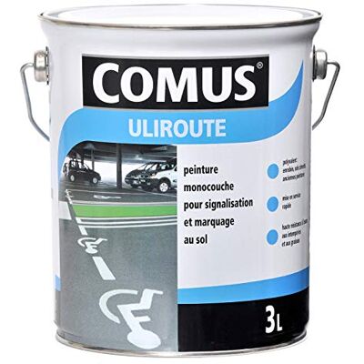 comus Uliroute Blanc 3L Peinture pour signalisation et Marquage Routier - Publicité comus Uliroute Blanc 3L Peinture pour signalisation et Marquage Routier - Publicité