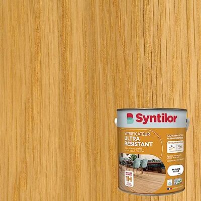 Syntilor Vitrificateur Parquet Ultra Résistant Incolore Satiné 5L - Publicité Syntilor Vitrificateur Parquet Ultra Résistant Incolore Satiné 5L - Publicité