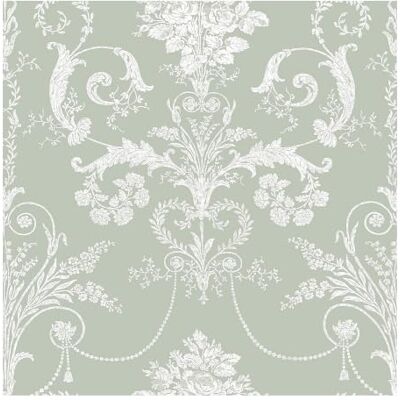Papier Peint Josette de Laura Ashley - Style damasqué - Glamour français - Papier peint - Publicité Papier Peint Josette de Laura Ashley - Style damasqué - Glamour français - Papier peint - Publicité