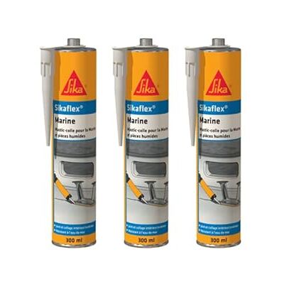 Silicone Sikaflex Marine de Sika - Noir - 300ml - Silicone marin - Publicité Silicone Sikaflex Marine de Sika - Noir - 300ml - Silicone marin - Publicité