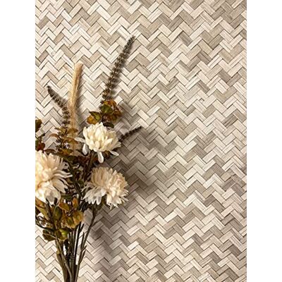 Newroom Papier Peint Intissé Beige Effet Rotin Chevron pour Salon Tissage tressé, relief 3D, nuance chaude aux tons clairs et foncés, style bohème, papier peint chambre - Publicité Newroom Papier Peint Intissé Beige Effet Rotin Chevron pour Salon Tissage tressé, relief 3D, nuance chaude aux tons clairs et foncés, style bohème, papier peint chambre - Publicité