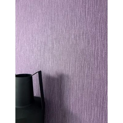 Newroom papier peint intissé lilas uni métallisé mauve salon entrée - Publicité Newroom papier peint intissé lilas uni métallisé mauve salon entrée - Publicité